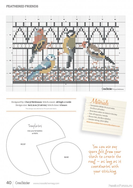 Коллекция вышивки в журнале &laquo;CrossStitcher №433 2026&raquo;