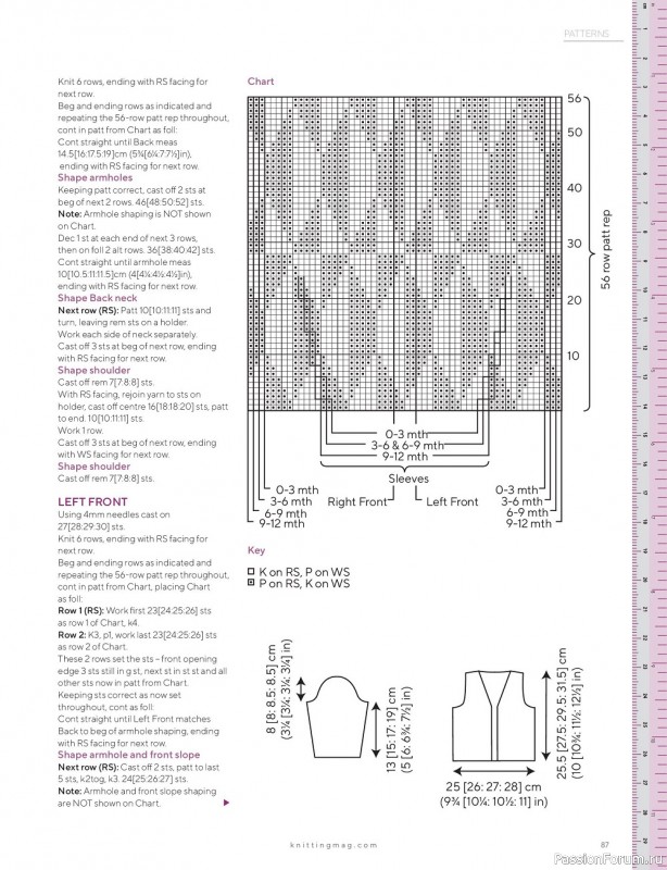 Вязаные модели спицами в журнале «Knitting №232 2022»