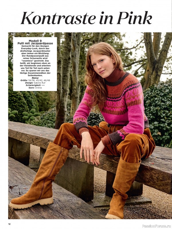 Вязаные модели в журнале «Maschentrends №3 2025»