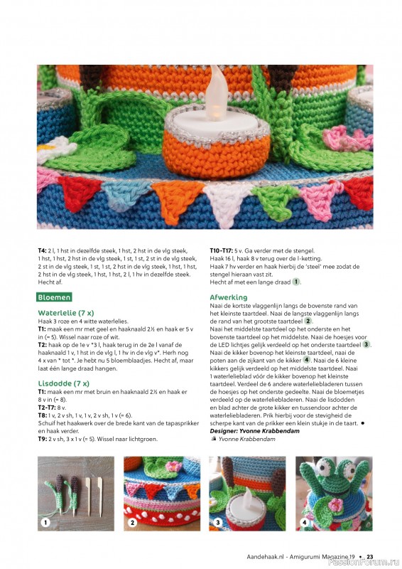 Вязаные проекты крючком в журнале «Amigurumi Magazine №19 2024»