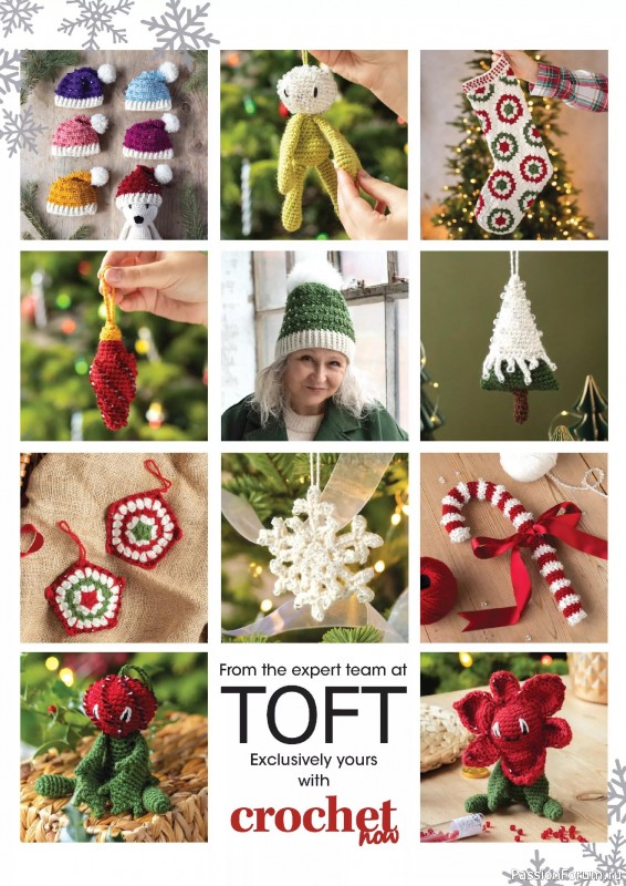 Вязаные проекты крючком в журнале «Crochet Now №127 2025»