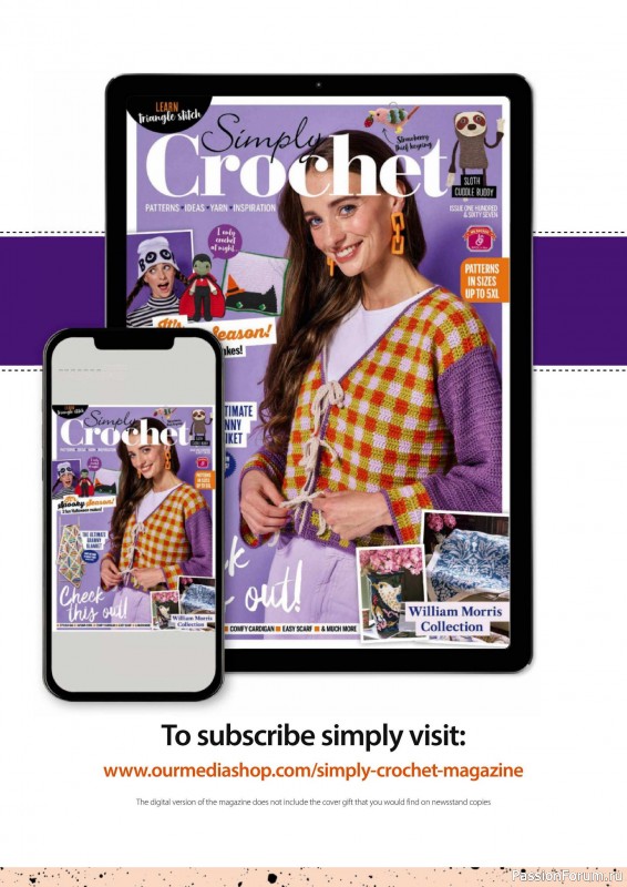 Вязаные проекты крючком в журнале «Simply Crochet №167 2025»