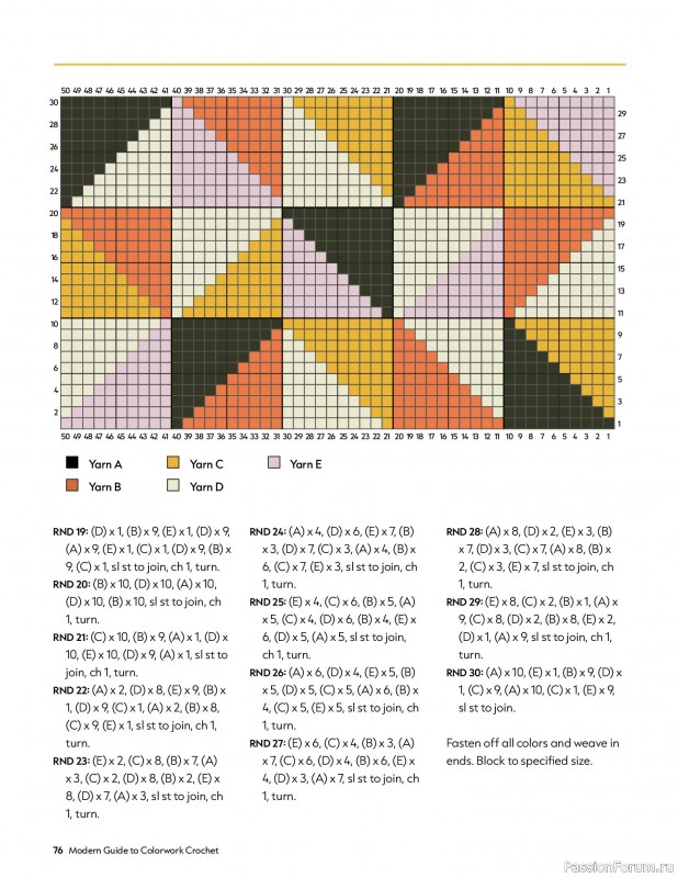 Вязаные проекты в книге «Modern Guide to Colorwork Crochet».