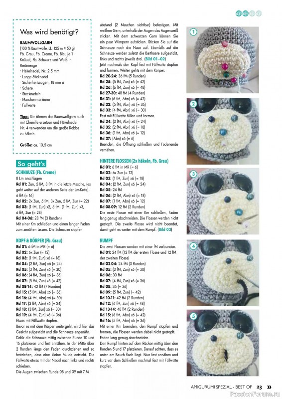 Вязаные проекты в журнале «Best of Amigurumi Spezial №1 2025»