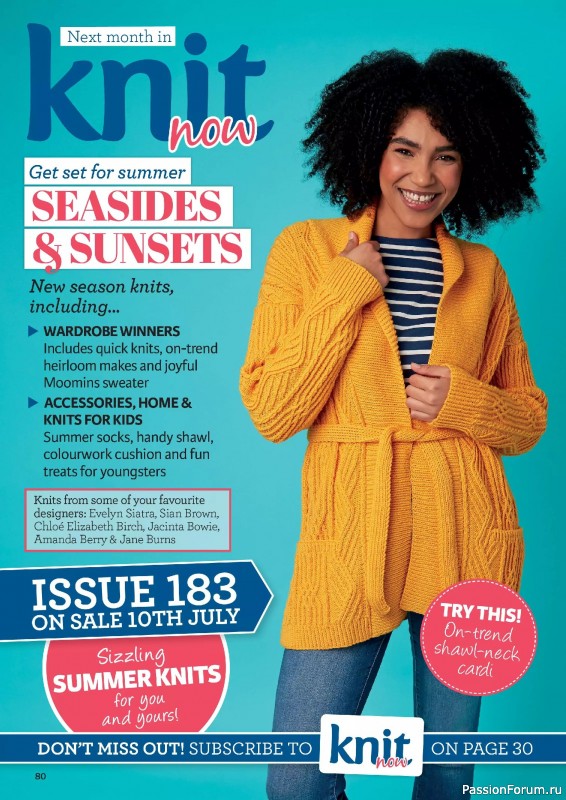 Вязаные проекты в журнале «Knit Now №182 2025»