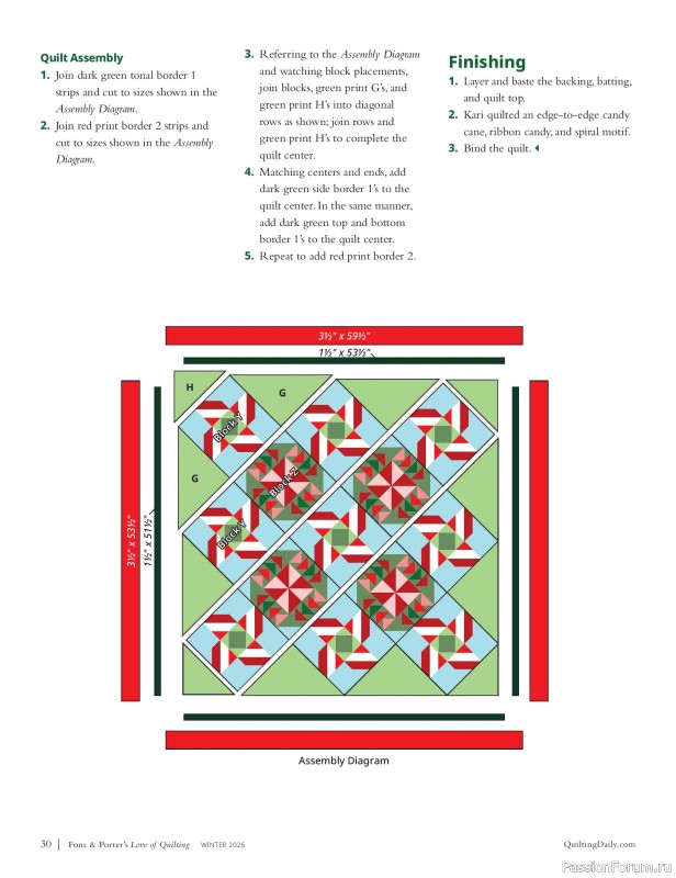 Коллекция проектов для рукодельниц в журнале «Fons & Porter's Love of Quilting - Winter 2026»
