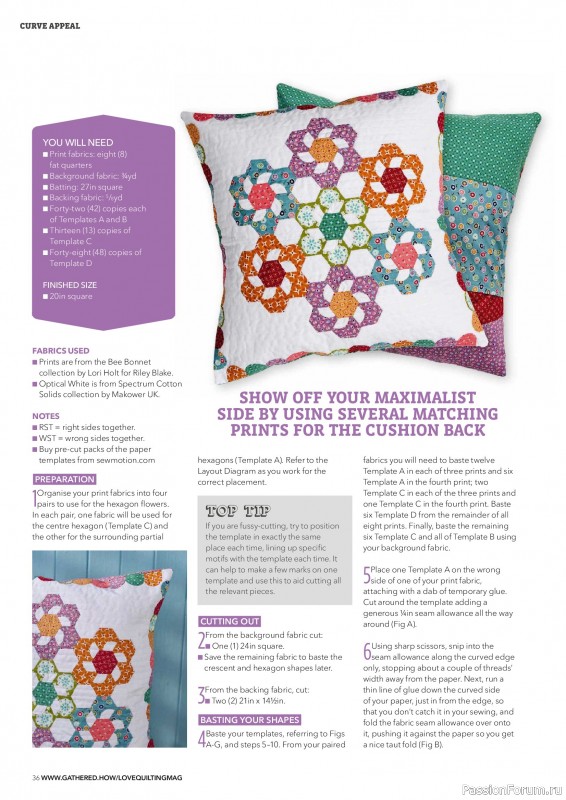 Коллекция проектов для рукодельниц в журнале &laquo;Love Patchwork & Quilting №162 2026&raquo;