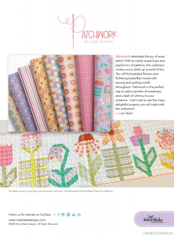 Коллекция проектов для рукодельниц в журнале «Quiltmaker - Winter 2026»