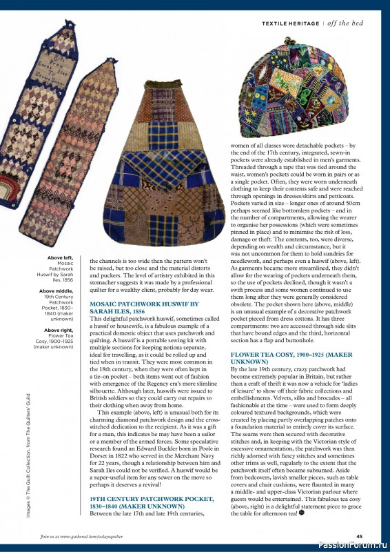 Коллекция проектов для рукодельниц в журнале «Todays Quilter №134 2025»