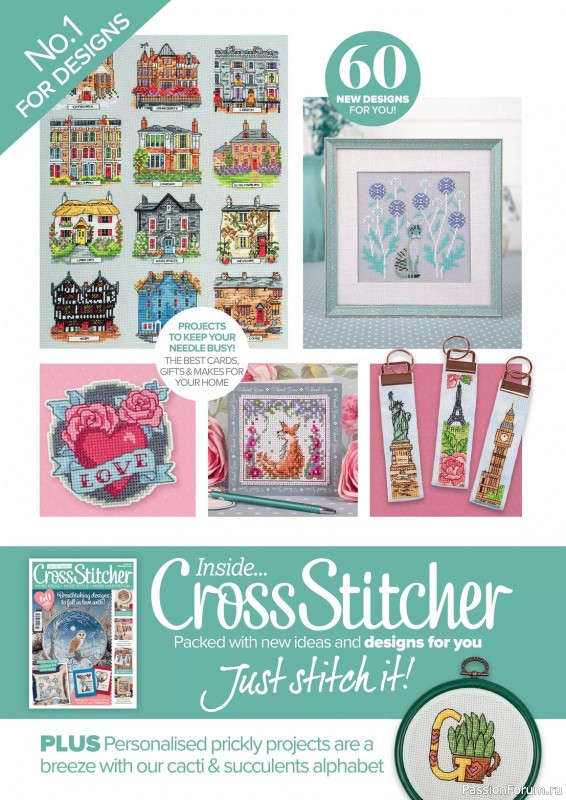 Коллекция вышивки в журнале «CrossStitcher №405 2024»