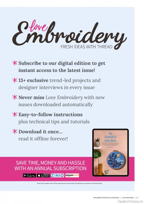 Коллекция вышивки в журнале «Love Embroidery №74 2025»