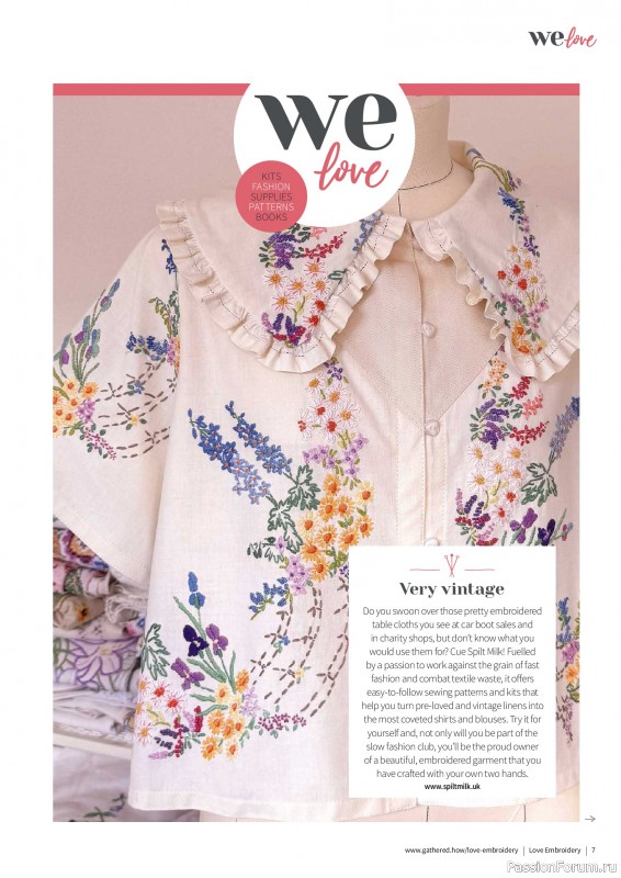 Коллекция вышивки в журнале &laquo;Love Embroidery №77 2026&raquo;