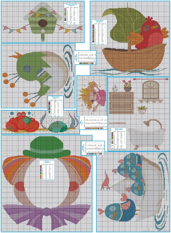Коллекция вышивки в журнале &laquo;Profilo Punto Croce Bebe №1 2026&raquo;