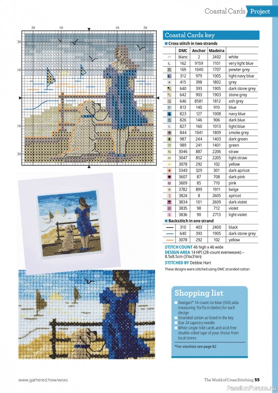 Коллекция вышивки в журнале «The World of Cross Stitching №374 2026»