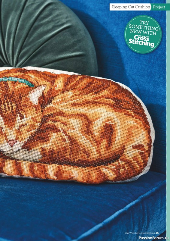 Коллекция вышивки в журнале «The World of Cross Stitching - March 2025»