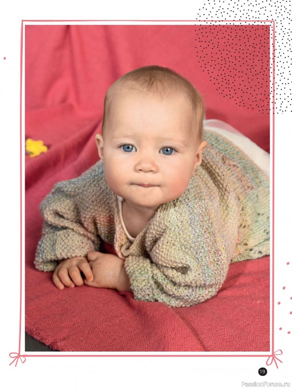 Вязаные модели для детей в журнале «Baby Maschenmode №63 2024»