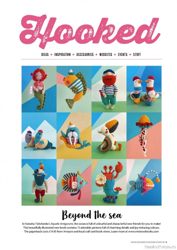 Вязаные модели крючком в журнале «Simply Crochet №127 2022»