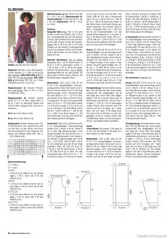 Вязаные модели в журнале «Verena Stricktrends №4 2025»