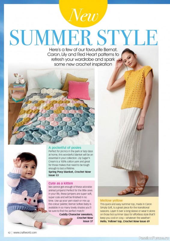 Вязаные проекты крючком в журнале «Crochet Now №108 2024»