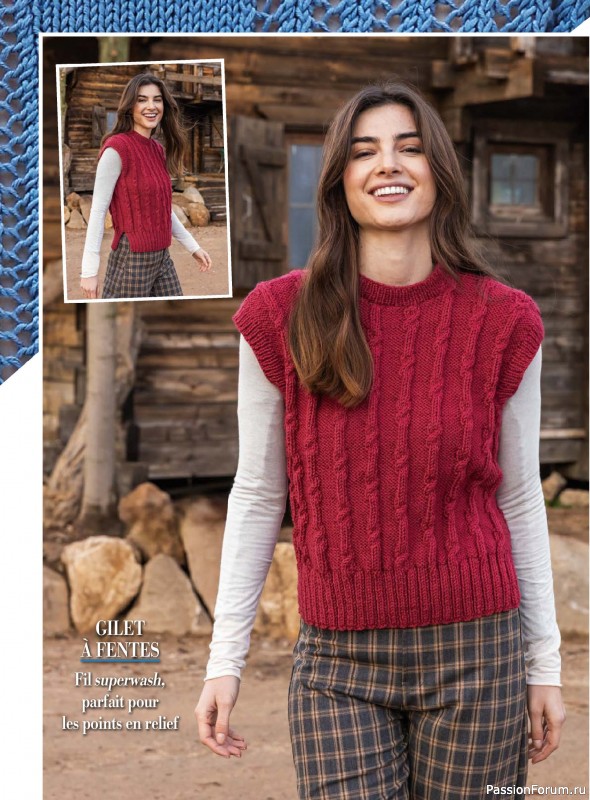 Вязаные проекты крючком в журнале «Plus tricot №8 2026»
