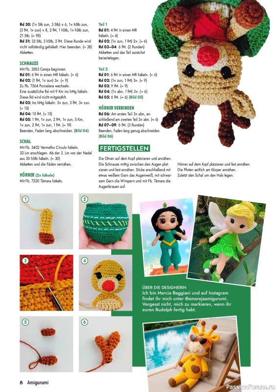 Вязаные проекты в журнале «Amigurumi Magazin №29 2026»