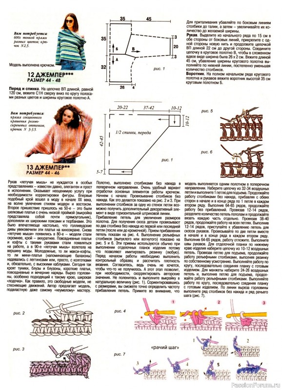 Авторские модели в издании «Журнал Мод. Вязание №642 2022»