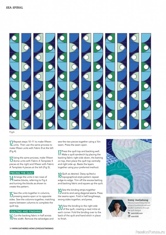 Коллекция проектов для рукодельниц в журнале «Love Patchwork & Quilting №154 2025»