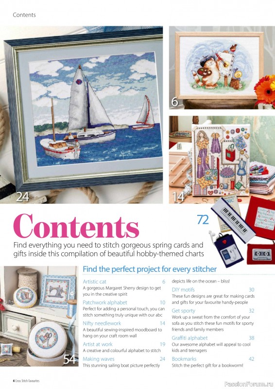Коллекция вышивки в журнале &laquo;Cross Stitch Favourites - Hobbies 2026&raquo;