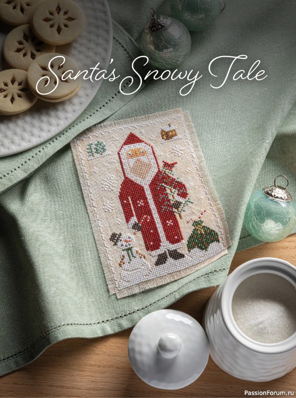 Коллекция вышивки в журнале «Just CrossStitch - Christmas 2026»
