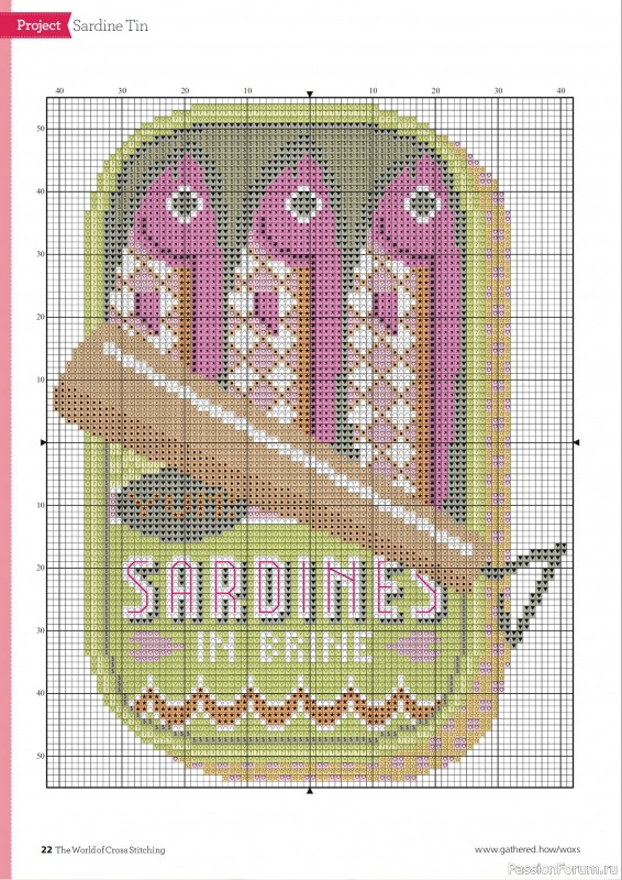 Коллекция вышивки в журнале «The World of Cross Stitching №363 2025»