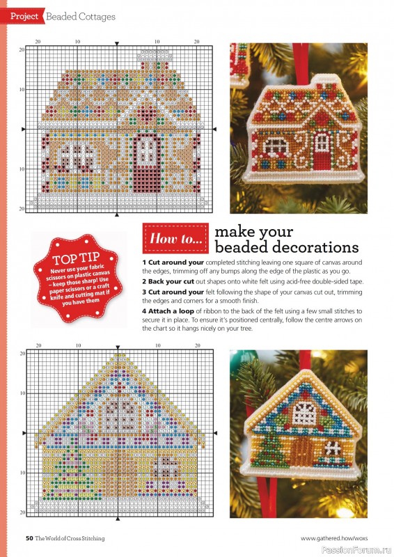 Коллекция вышивки в журнале «The World of Cross Stitching №365 2025»