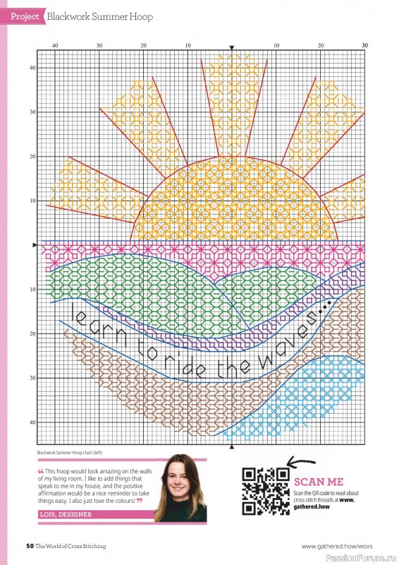 Коллекция вышивки в журнале «The World of Cross Stitching №374 2026»