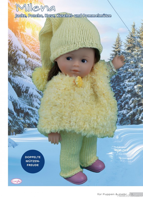 Вязаные модели для детей в журнале «Andrea Kreativ №4 2025»