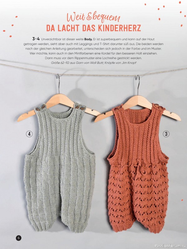 Вязаные модели для детей в журнале «Baby Maschenmode №69 2026»