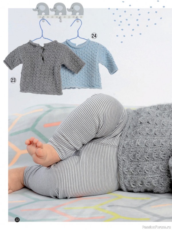 Вязаные модели для детей в журнале «Baby Maschenmode Sonderheft BM 011 2025»