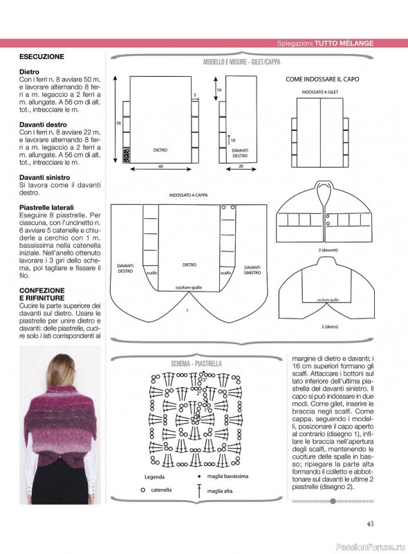 Вязаные модели в журнале «La Nuova Maglia №24 2022»
