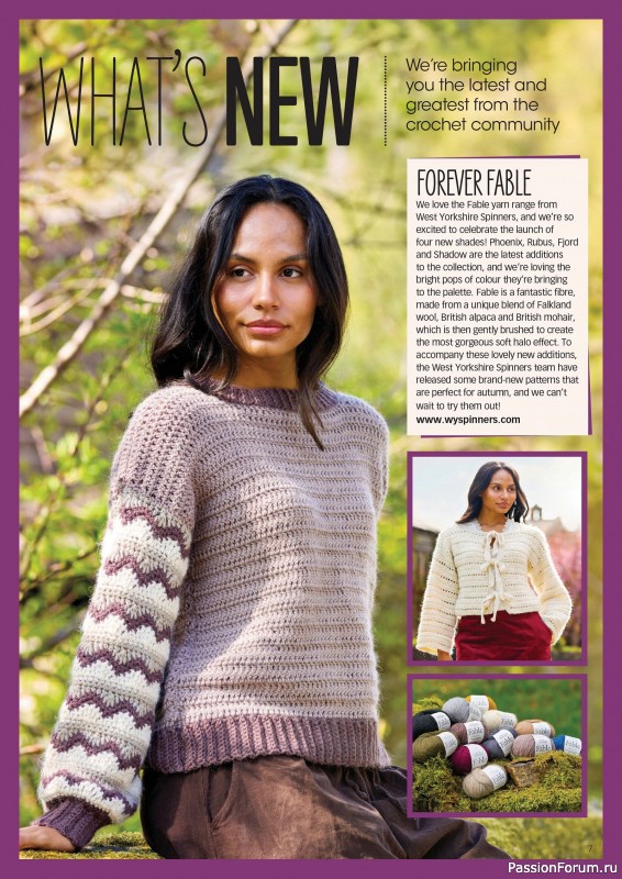 Вязаные проекты крючком в журнале «Crochet Now №125 2025»