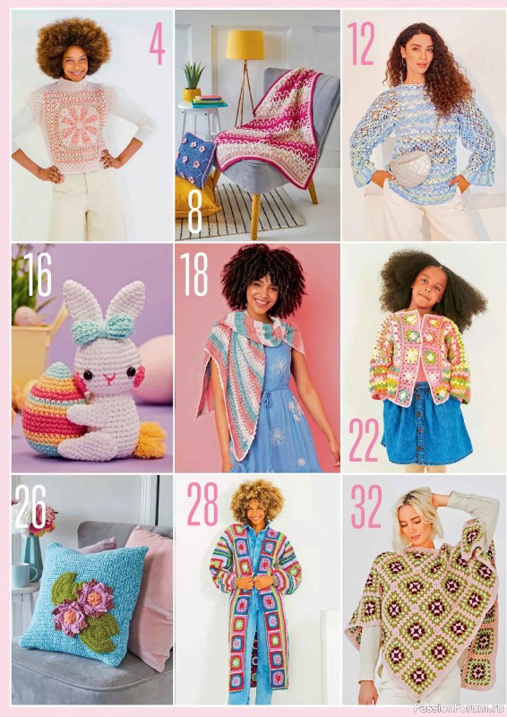 Вязаные проекты крючком в журнале &laquo;Crochet Now №130 2026&raquo;