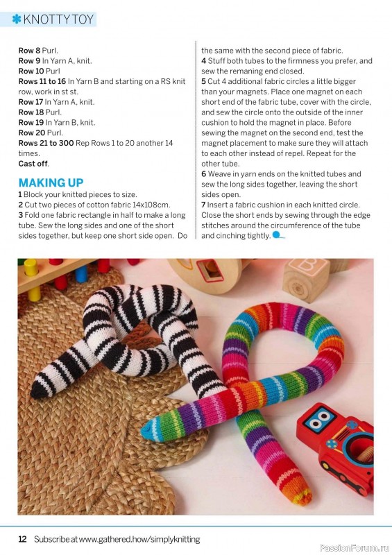 Вязаные проекты крючком в журнале «Simply Knitting №268 2025»