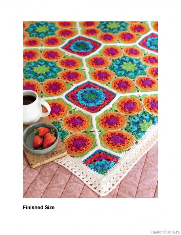 Вязаные проекты в книге «Crochet Modular Blankets»