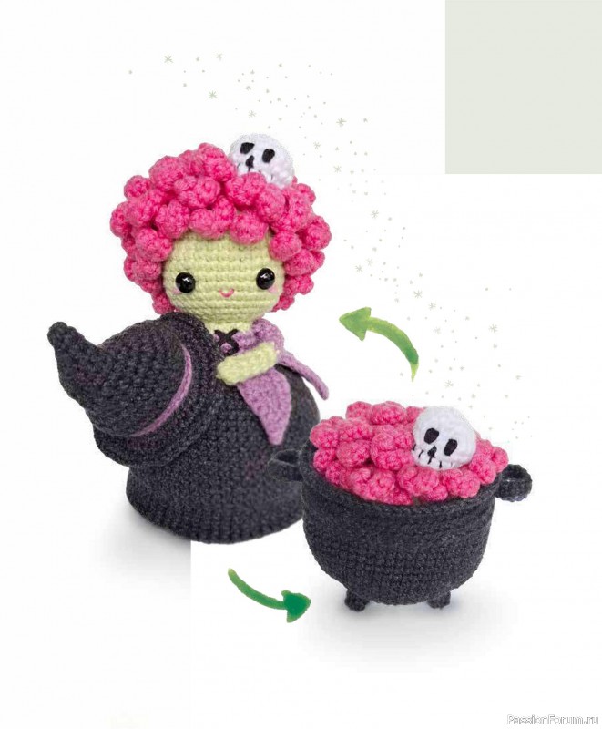 Вязаные проекты в книге «Reversible Amigurumi»