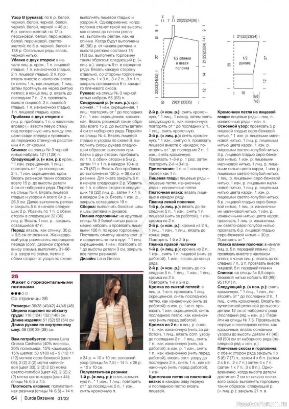 Вязаные проекты в журнале «B-Вязание №1 2022»