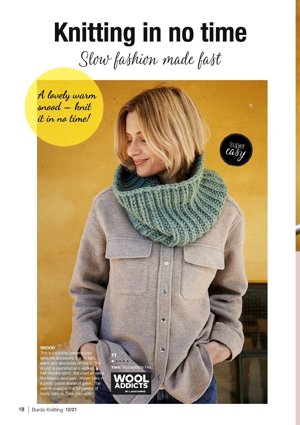 Модели спицами в журнале "Burda Knitting" №12 2021 Модели спицами в журнале "Burda Knitting" №12 2021