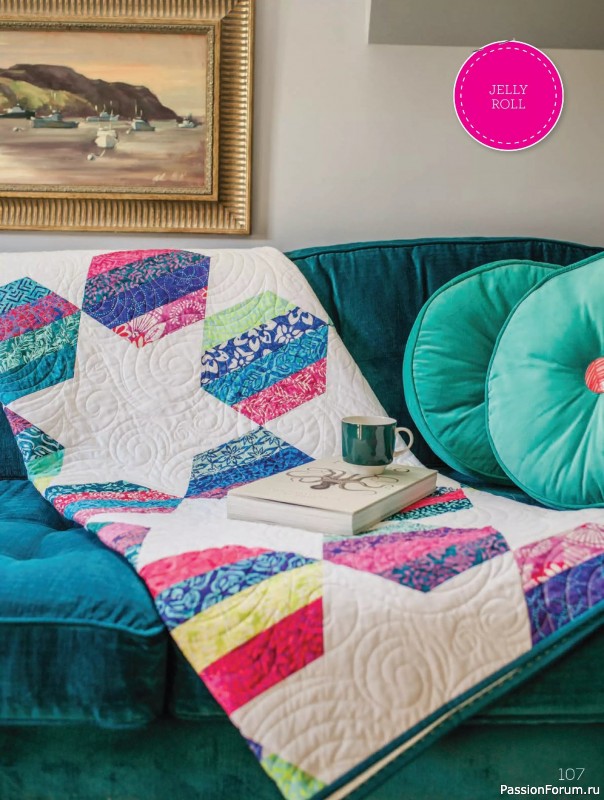 Коллекция проектов для рукодельниц в журнале «Quilters Companion №134 2025»