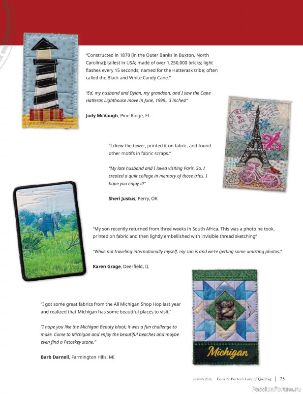 Коллекция проектов в журнале &laquo;Fons & Porter's Love of Quilting - Spring 2026&raquo;