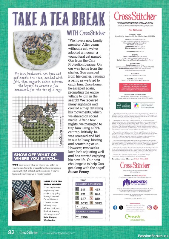     CrossStitcher 422 2025