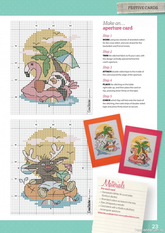 Коллекция вышивки в журнале &laquo;CrossStitcher №442 2026&raquo;