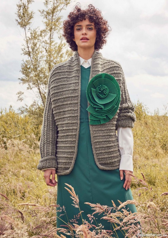 Вязаные модели в журнале «Burda Stricken №4 2024»