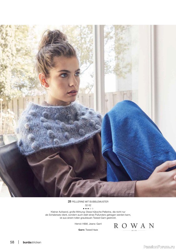 Вязаные модели в журнале «Burda Stricken №5 2023»