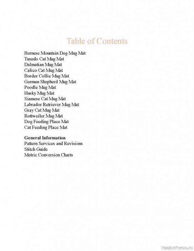 Вязаные проекты крючком в журнале «Pet Mug Mats»